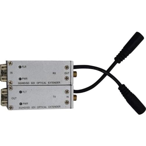 Mini SMB Interface 3G SDI Fiber Optic Transceiver SDI Fiber Extender Single Mode SMB Over Fiber Converter