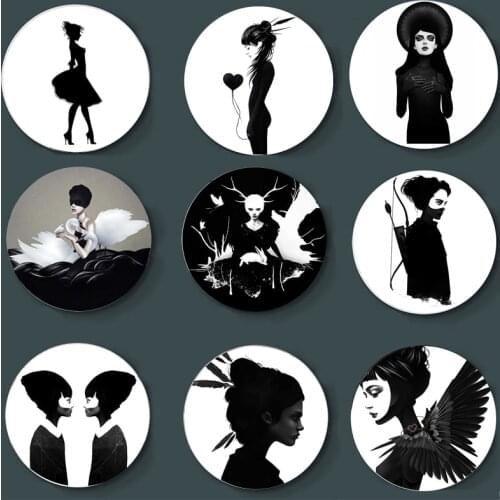 Ruben Ireland Painting Wall Plate Simplicity Style Ceramic Decoration Crafts High-Quality Art Plate Beautiful Decorative Plate