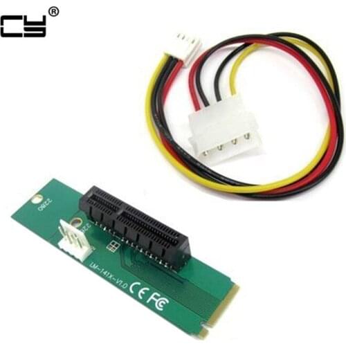 NGFF M2 to PCI-e 4x Slot Riser Card M key M.2 SSD Port to PCI Express Convertor PCI-E 4X Female to NGFF M.2 M Male adapter