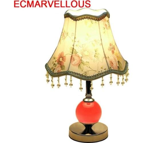 Noche For Living Room Lampade Da Tavolo Lampe Tete Lit Maison Lampara Para El Dormitorio Deco Luminaria De Mesa Table Lamp