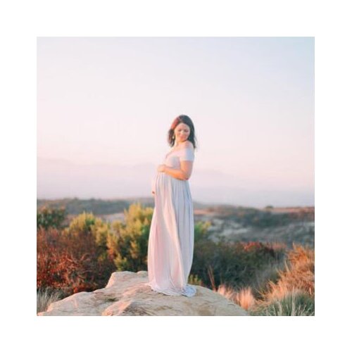 New hot white Maternity Photography Props Pregnant Dresses Maternity photography Dress Chiffon Pregnancy Clothes