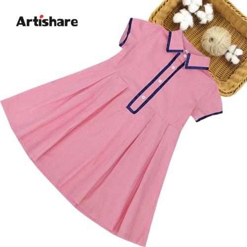Teenage Girl Dress Patchwork Party Girl Dress Casual Style Kid Dress Summer Costume Girl 6 8 10 12 14
