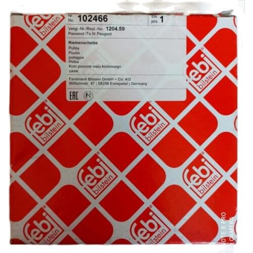 Febi-Water Pump pulley (for Peugeot:207-208-508-Rcz) (OEM No:1204.59)