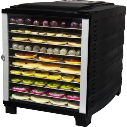 KA09 Food dryer stainless steel tea vegetable dried fruit machine meat medicinal material air-drying dehydrator 0-24H Timer