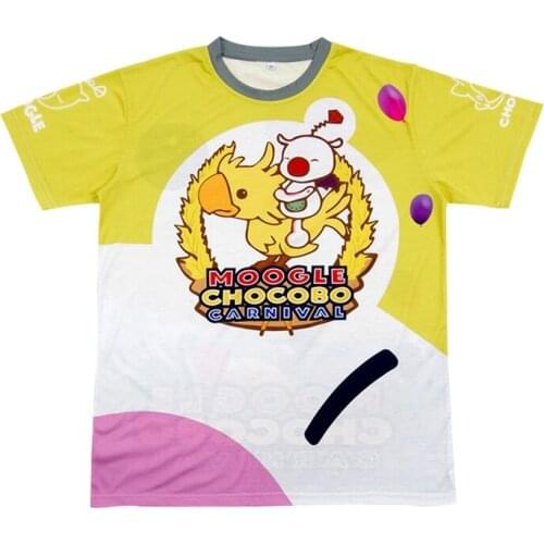 High-Q Unisex Anime Cosplay Final Fantasy FF15 Chocobo Moogle Cosplay Costumes T-Shirt Tee T Shirt Top