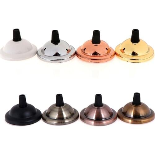 Vintage Lamp Base Antique Ceiling Plate Metal Ceiling Lamp Holder Electroplating Iron Fitting Chandelier Base DIY Lighting