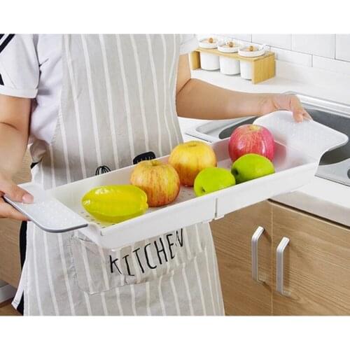 Retractable Racks Wash Shelf Plastic Racks Bathtub Supplies