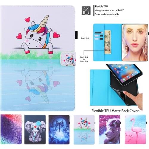 Protective Skin Tablet Cover For Huawei Matepad T10S Case 10.1 AGS3-L09 Coque Card Slots For Matepad T10 Case T10 S T 10S Shell