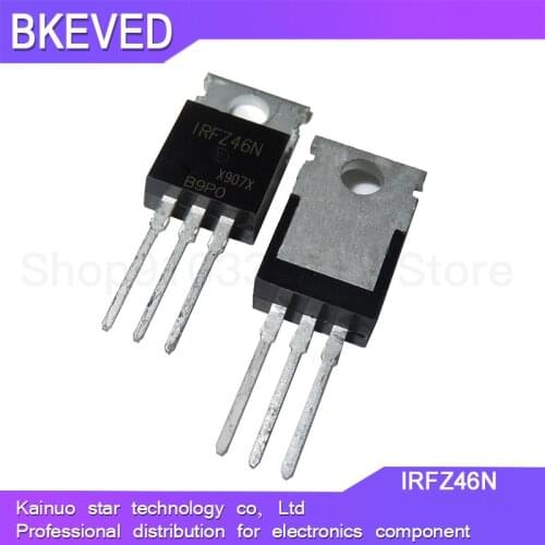 100PCS IRFZ46N TO-220 IRFZ46 TO220 IRFZ46NPBF