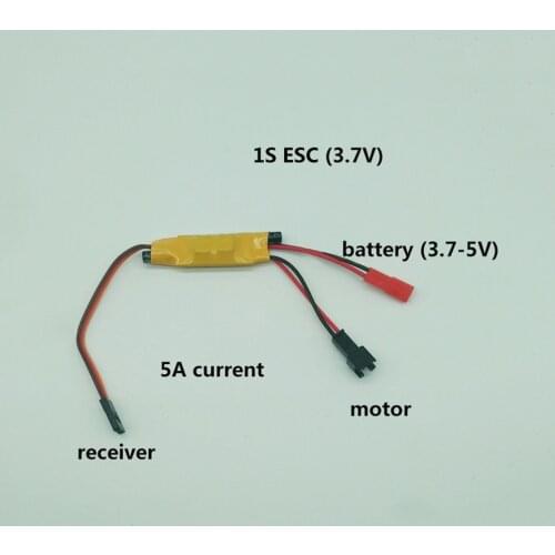 1S 2S 3S Micro Two-way Brushed ESC Speed Controller 3.5-4.8V 2A 5A for RC Mini Tank Car Boat Airplane DIY Parts