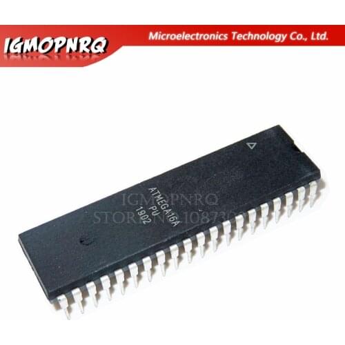 2pcs ATMEGA16A-PU ATMEGA16A ATMEGA16 DIP Programmable Flash new original
