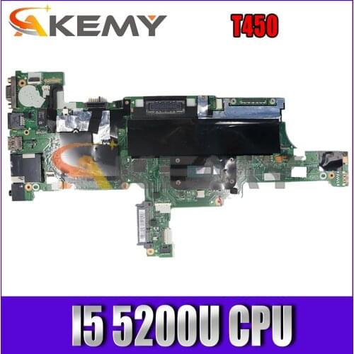 Akemy AIVL0 NM-A251 Is Suitable For Lenovo ThinkPad T450 Laptop Motherboard 00HN501 00HN505 00HN506 CPU I5 5200U Work