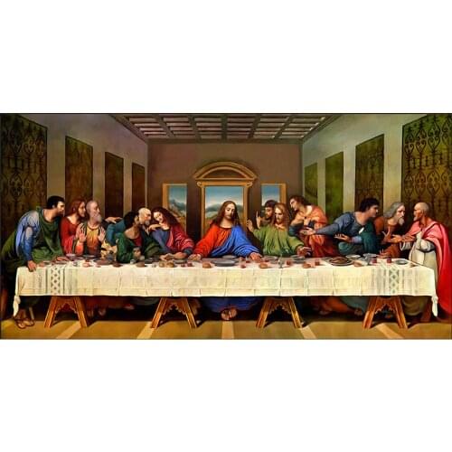 Diamond Painting "Jesus Last Supper" 5D Full Drill Embroidery Cross Stitch Handmade Art Christian faith Wall Sticker Gift