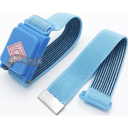 Anti-Static Cordless Wireless Anti Static ESD Discharge Cable Band Wrist Strap Slim New PTSP