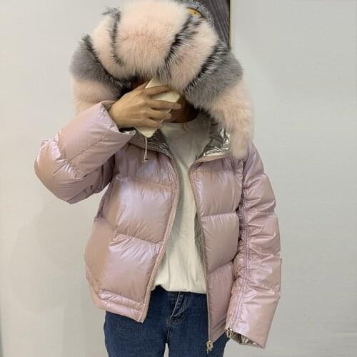 BringBring Women's Down Jackets With Fur