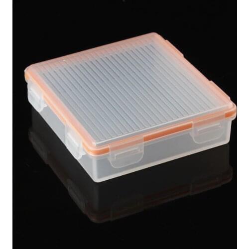 Transparent Portable Hard Plastic Case Holder Storage Box with a Hook Durable Batteries Storage CaseFit for 4 x 18650 Batteries
