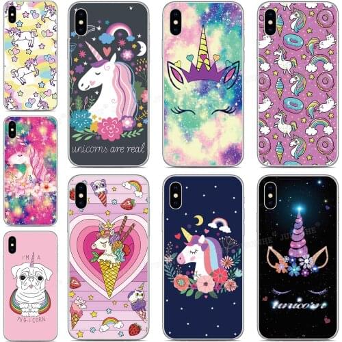 Rainbow Unicorn Phone Case For Asus Zenfone 7 Pro ZS671KS ZS670KS 6 5 5Z 4 Rog Phone 2 3 Max Pro M1 Plus M2 Shot Lite L1 Cover