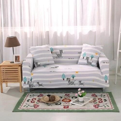 Floral Sofa Cover Slipcovers Elastic Stretch Tight Wrap All-inclusive Sofa Couch Cover Towel Furniture Protector 1/2/3/4 Seater