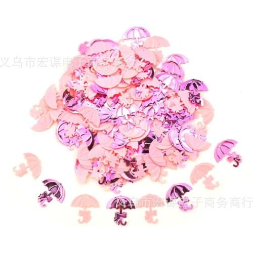 Baby shower/Umbrella/15 grams Sequins PVC Flat for DIY Card Making Craft Color Collection