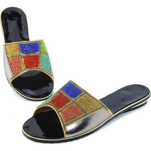 Doershow Whoesale Elegant Womens Shoes Nice Looking African Sandals Shoes Free Shipping!!DD1-49