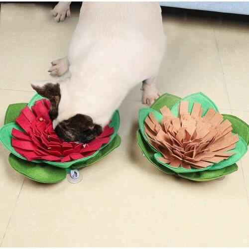 Sniffing Cushion Dog Puzzle Toy Adjustable Pet Dog Mat Stress Relief Toy For Dogs Scent Training Slow Feeding Training Games