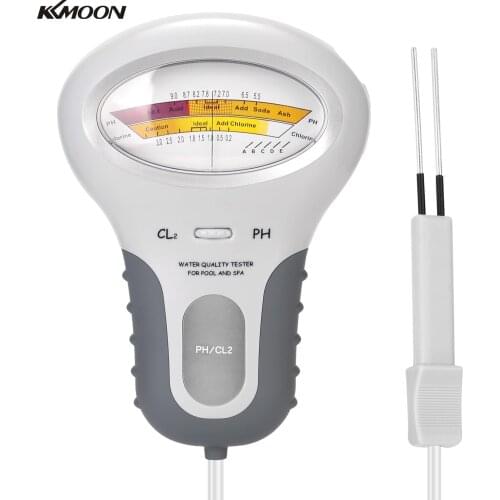 KKMOON 2 in 1 PH Chlorine Meter Tester Chlorine Water Quality Testing Device CL2 Measuring Swiming Tool For Pool Aquarium