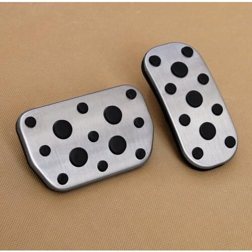 Car Pedal Non-Slip Cover Mat For 2017-2020 Toyota C-HR CHR Sport No Drill Gas Brake Steel Rubber Accelerator Overlay Accessories