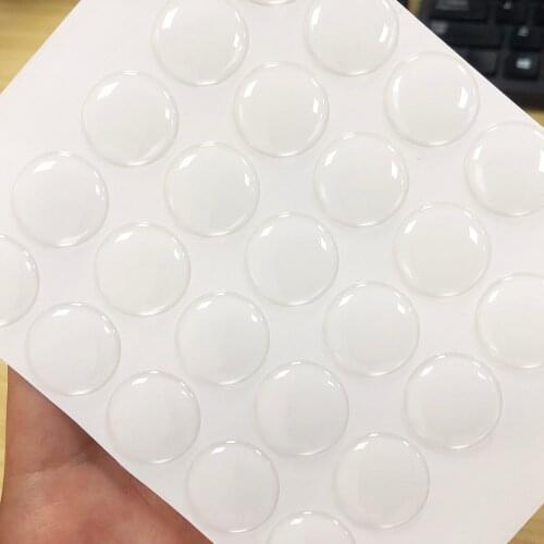 500pcs Round Transparent/Clear Epoxy Adhesive Sticker Domes Cups 30/40mm For DIY Jewelry Making