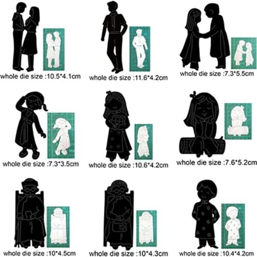 2021 metal cutting dies cut die mold Couple Man Woman Scrapbook paper craft knife mould blade punch stencils dies Cutting dies