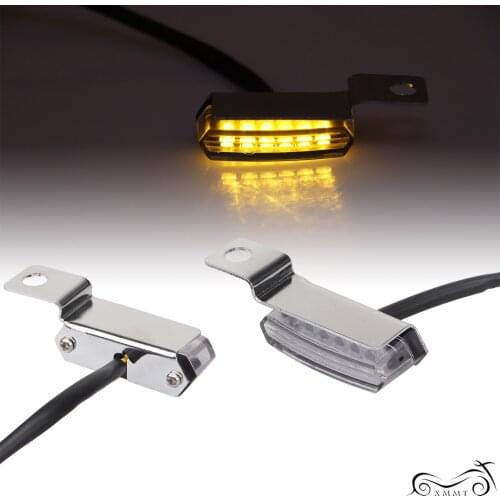 Mini LED Motorcycle Turn Signal Light Emark Flasher Flowing Blinker Light Indicators For Harley Bobber Cafe Racer Scooter ATV