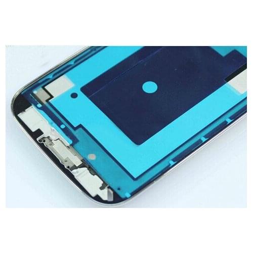 Whole Sale 10PCS/LOT For Samsung Galaxy S4 i9500 Middle Plate Frame Housing Original New Front Cover Housing Repair Parts