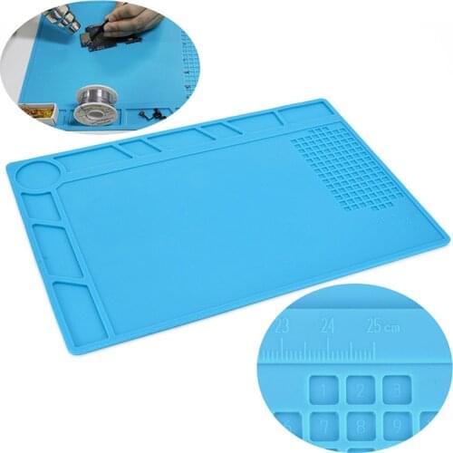 ESD Heat Insulation Working mat Soldering Station Iron Phone Computer Repair Mat Magnetic Heat-resistant BGA Insulator Platform