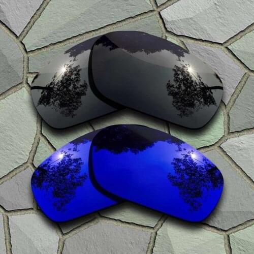 Grey Black&Violet Blue Sunglasses Polarized Replacement Lenses for Oakley Jawbone
