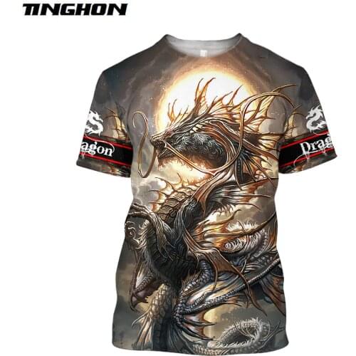 Men's T-shirts With Print TINGHON China