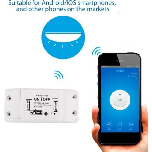 DIY WiFi Smart Light Switch tuya/Smart Life APP Wireless Remote Control Work With Alexa Google Home