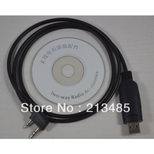 USB Programming Cable with CD Programming software for Kenwood/Baofeng/WOUXUN/PUXING/Linton UV-5R Walkie Talkie