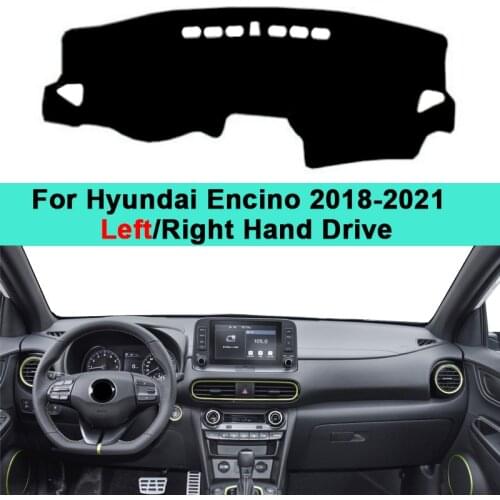 Car Inner Dashboard Cover For Hyundai Encino 2018 2019 2020 2021 DashMat Carpet Cushion Sun Shade Pad Protector Anti-UV