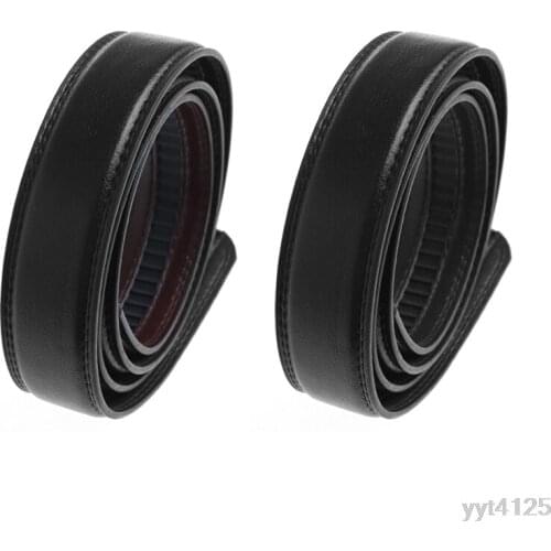 120CM High Quality Male Black Luxury Men Faux Leather Belt Wristband Strap Fashion Waist With Automatic Removethe Belt Buckle