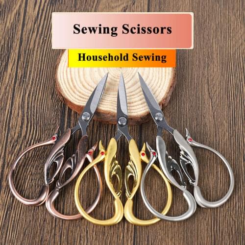Stainless Steel Golden Scissors Sewing Scissors Embroidery Scissors Sewing Accessories Embroidery Supplies Tools