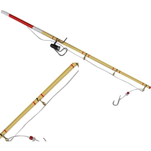 1Pc 1:12 Dollhouse Miniature Fishing Tool Model Toy Dolls House Fishing Rod Pole