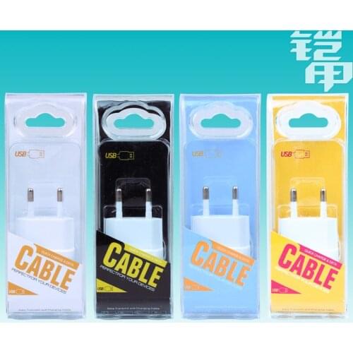 KJ-548 100pcs/Lot free ship power adapter Package Blank PE Plastic Retail Packaging Box,For charger Case 27*50*140mm