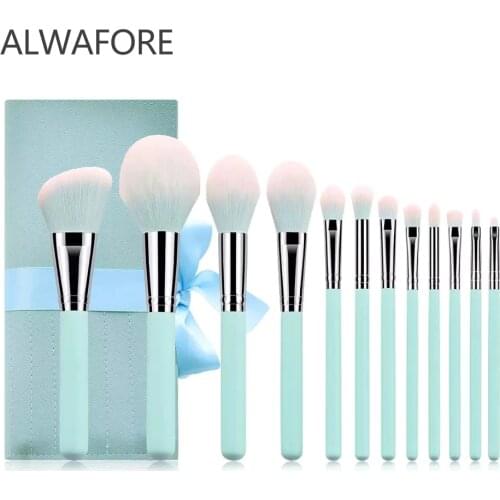12PCS Foundation Cosmetic Eyebrow Eyeshadow Brush Makeup Brush Sets Tools