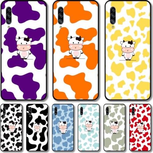 Lovely cows Phone Case For Samsung Galaxy A71 50 51 52 52 42 32 21 20 12 11 10 02 01 UW 5G S Black Shell Art Cell Cover