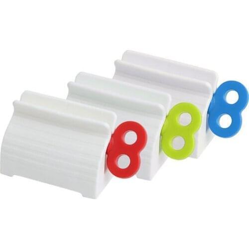 Hot 200pcs/lot Bathroom Accessories Toothpaste Squeezer Tooth Paste Dispenser Tube Squeezer Facial Cleanser Press Rolling Holder