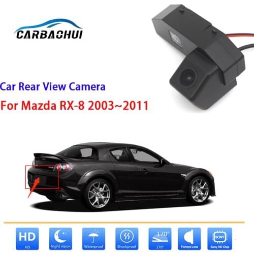 HD Car Rear View Camera For Mazda RX-8 2003 2004 2005 2006 2007 2008 2009 2010 2011 Night Vision Backup Camera high quality RCA