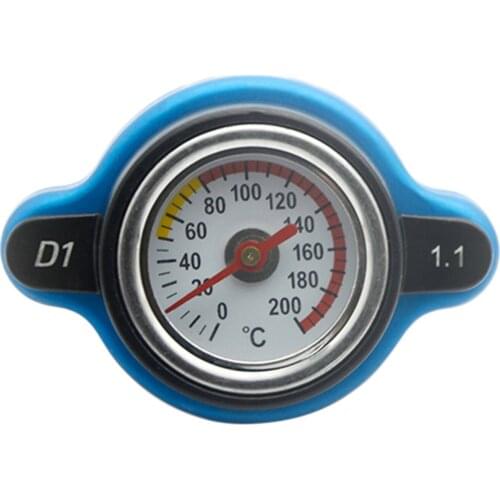 Car Motorcycle Thermo Radiator Cap Styling D1 Spec Tank Cover Water Temperature Gauge Thermostatic Cap Gauge Thermostat Special