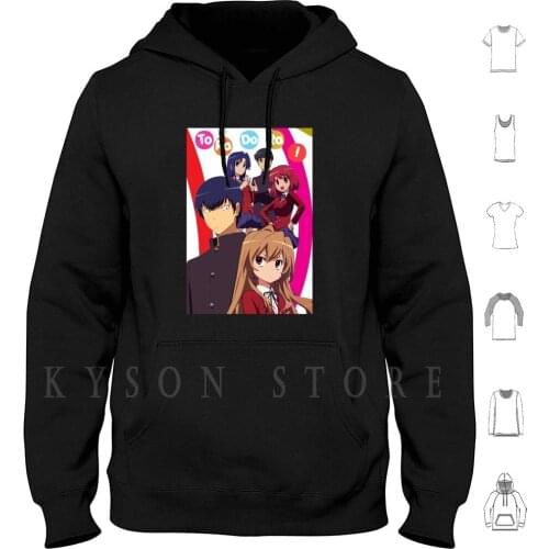 Toradora The Best hoodie Of Toradora Anime Hoodie long sleeve Toradora Anime Taiga Manga Aisaka Tiger Ami Kawaii