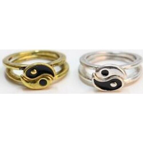 Fashion Tai chi ring Two levels of gossip rings Drops of oil ring for women Wholesale Ethnic ring