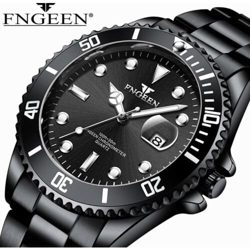 Enlarge Calendar Fashion Mens Watches 2019 Top Brand Luxury Quartz Men Classic Style Luminous Waterproof Business WristWatches