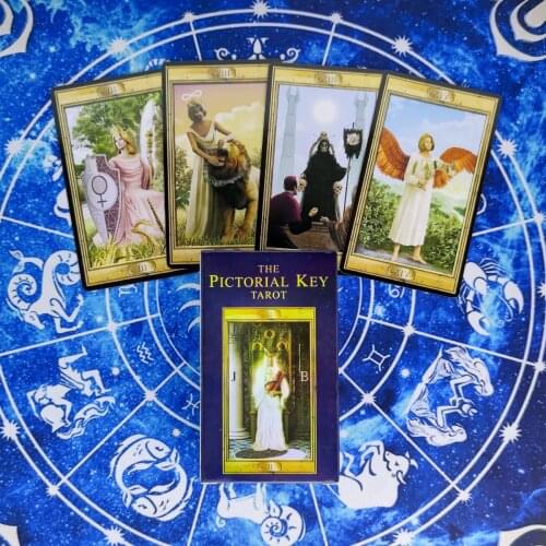 New The Pictorial Key Tarot Cards Divination Deck Entertainment Parties Board Game Support drop shipping 78 Pcs/Box